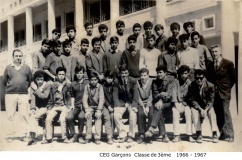 CEG garcons 3eme 1966-1967